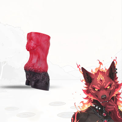 Werewolf Paw Masturbator Scarvok Scarlet Black Fur – main product shot