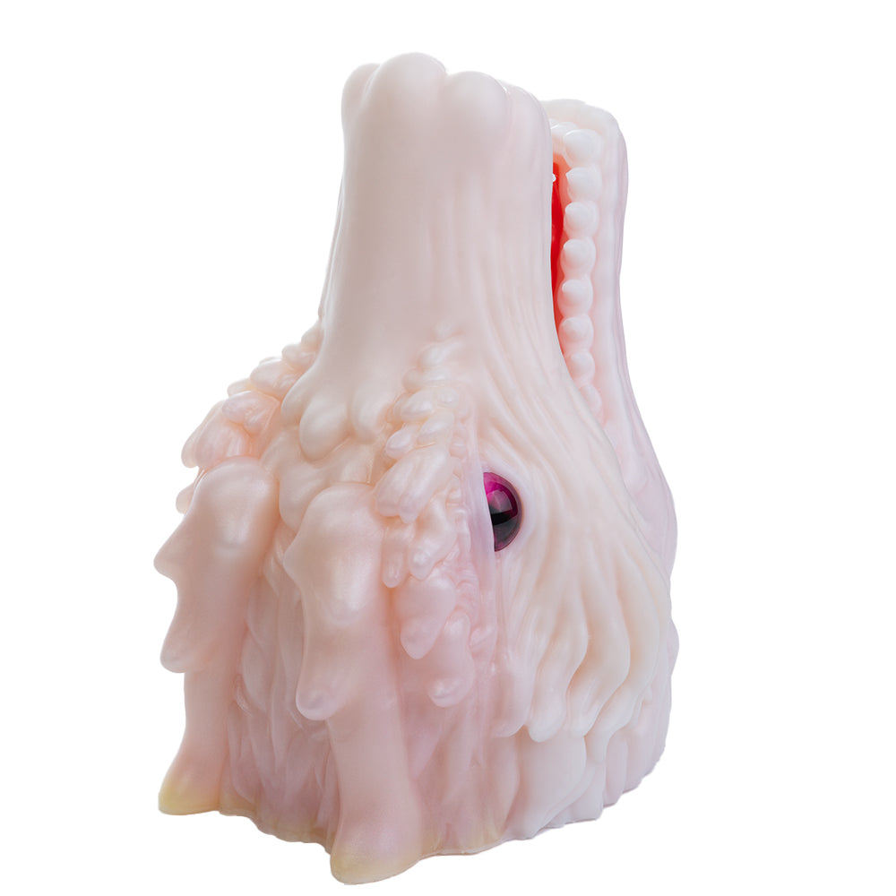 Dragon Masturbator Pallvex White Magenta Eye – bottom base view