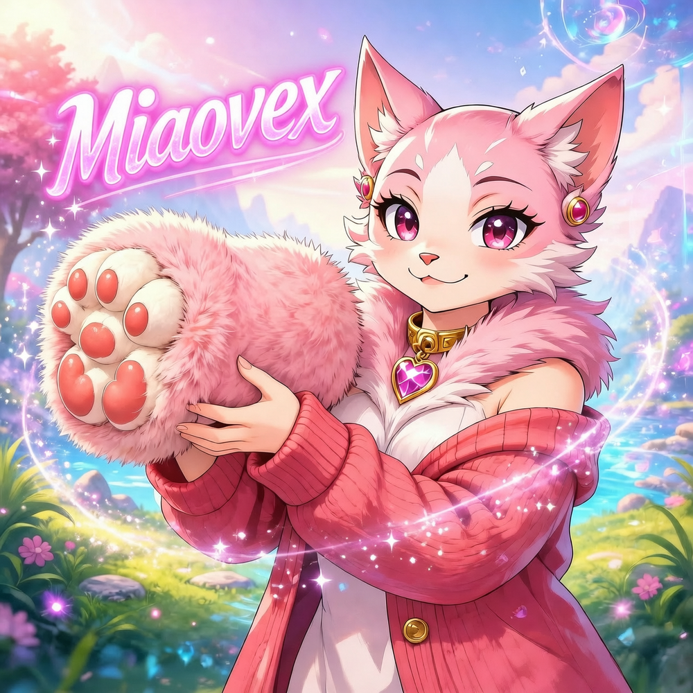 Cat Paw Masturbator Miaovex Rose Mauve Fur Silicone