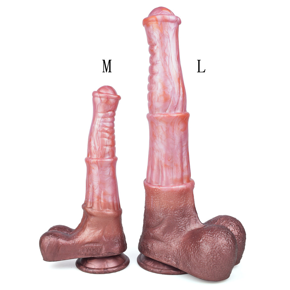 Realistic Horse Dildo Ferghana Sheath Testicles