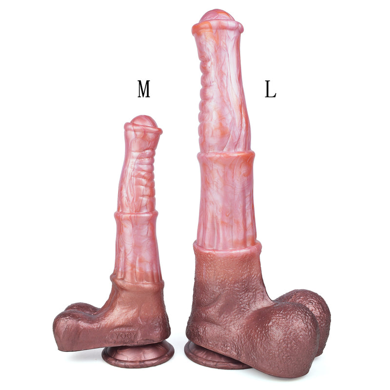Realistic Horse Dildo Ferghana Sheath Testicles