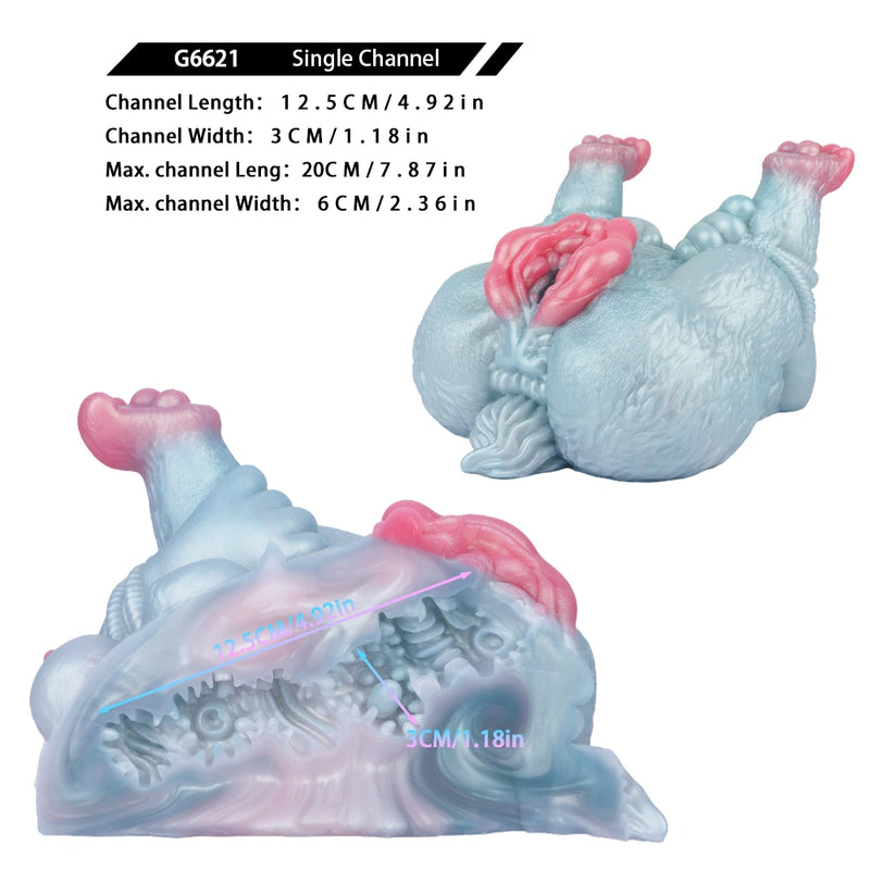 Luna Wolf Princess Single Channel Fantasy Buttocks – front view