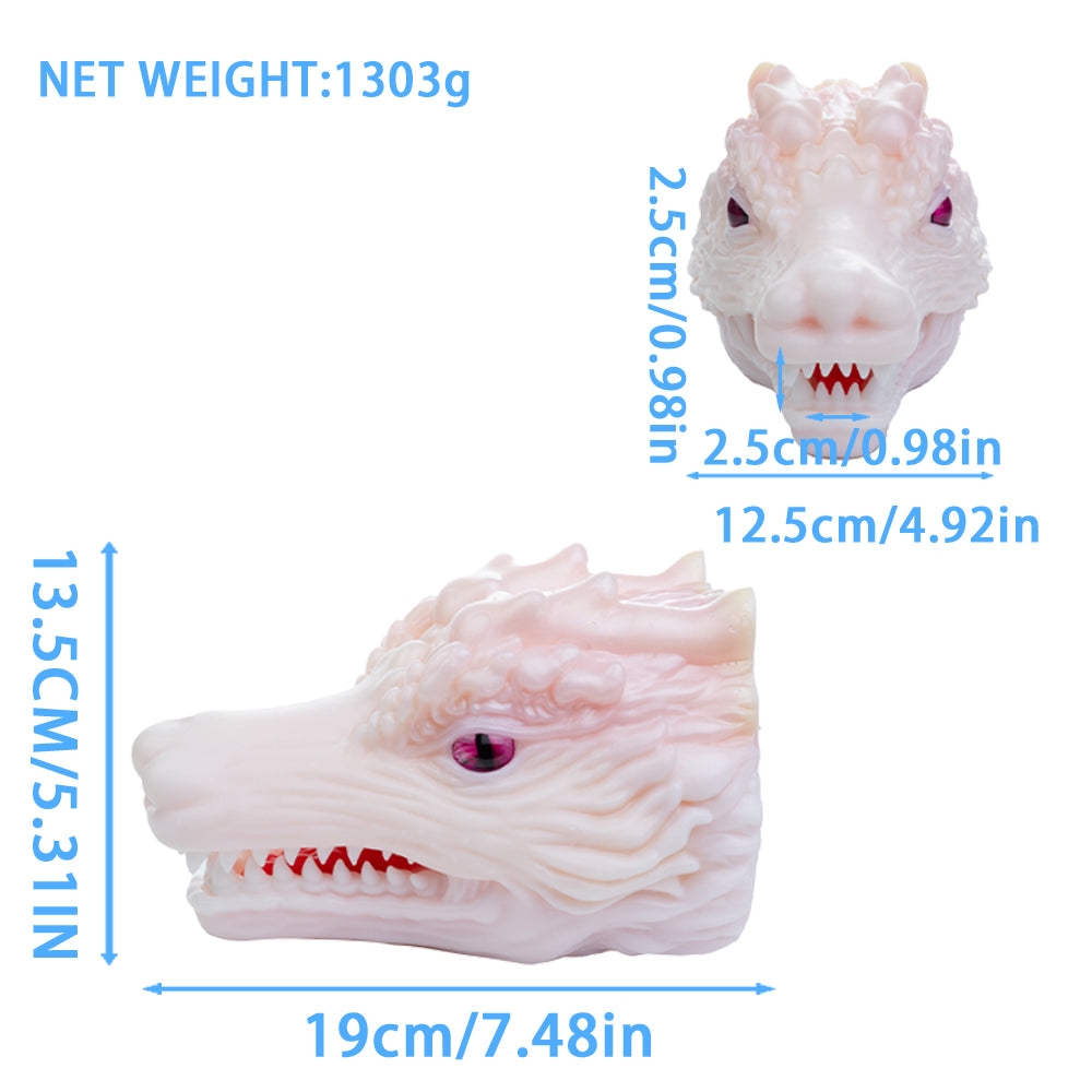 Dragon Masturbator Pallvex White Magenta Eye – front view