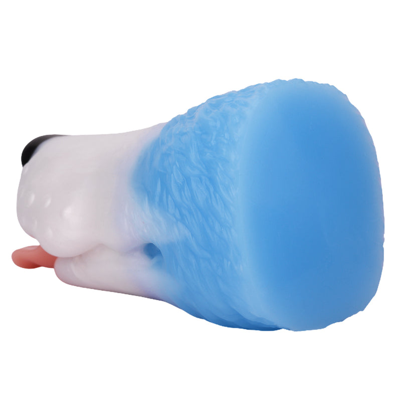 Dog Masturbator Canorix Animal Head Mouth Textured – rear profile view