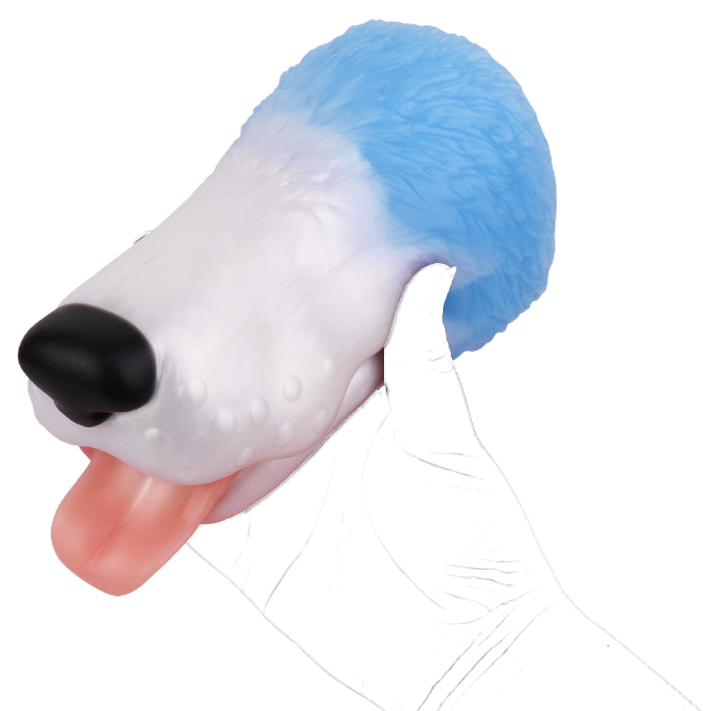 Dog Masturbator Canorix Animal Head Mouth Textured – texture detail