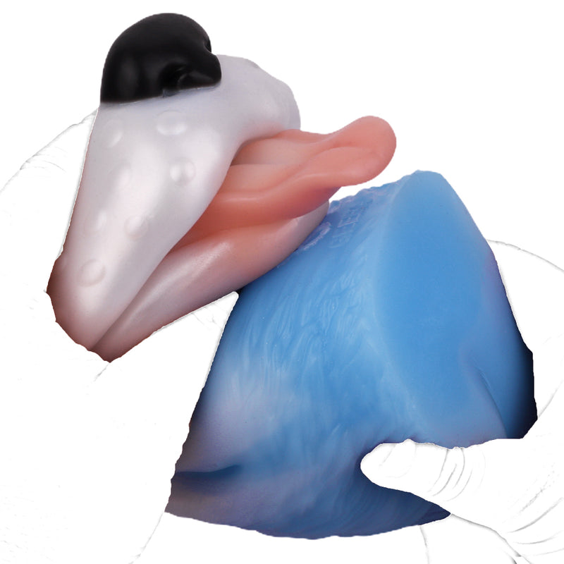 Dog Masturbator Canorix Animal Head Mouth Textured – size scale reference