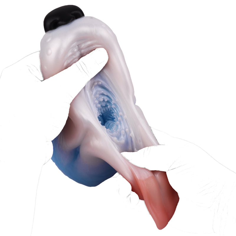Dog Masturbator Canorix Animal Head Mouth Textured – front view