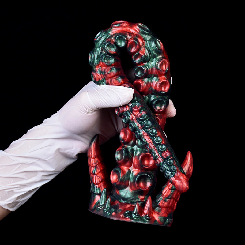 Joseph Octopus Tentacle Dildo XL Red Devil – detail close-up