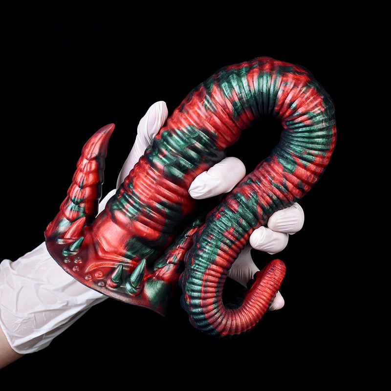 Joseph Octopus Tentacle Dildo XL Red Devil – bottom base view