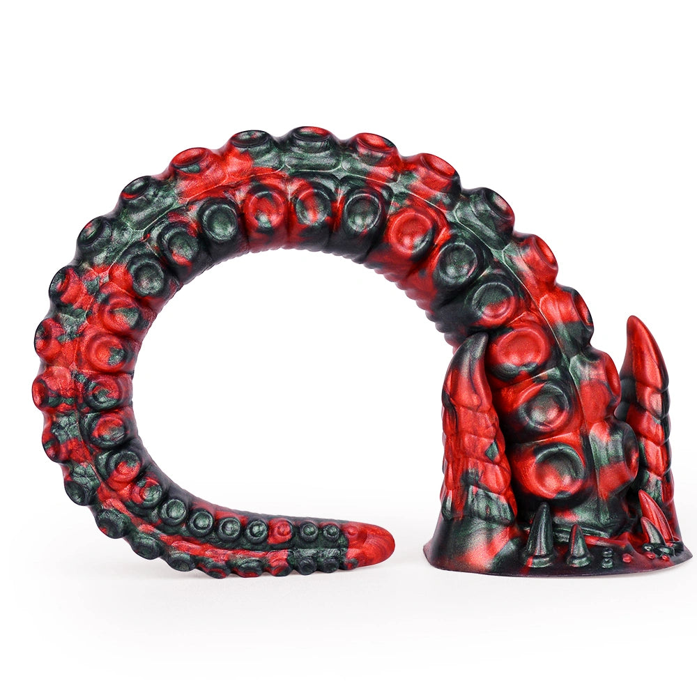 Joseph Octopus Tentacle Dildo XL Red Devil – texture detail