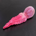 Modeus Fantasy Tentacle Dildo Peach Witch Silicone – rear profile view