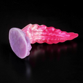 Modeus Fantasy Tentacle Dildo Peach Witch Silicone – three-quarter angle