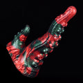 Eric Tentacle Fantasy Dildo Red Devil Silicone – side profile view
