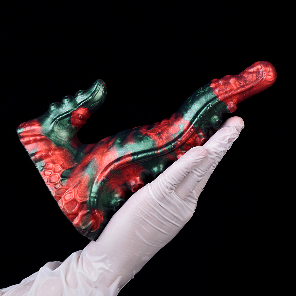Eric Tentacle Fantasy Dildo Red Devil Silicone – detail close-up