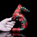 Eric Tentacle Fantasy Dildo Red Devil Silicone – three-quarter angle