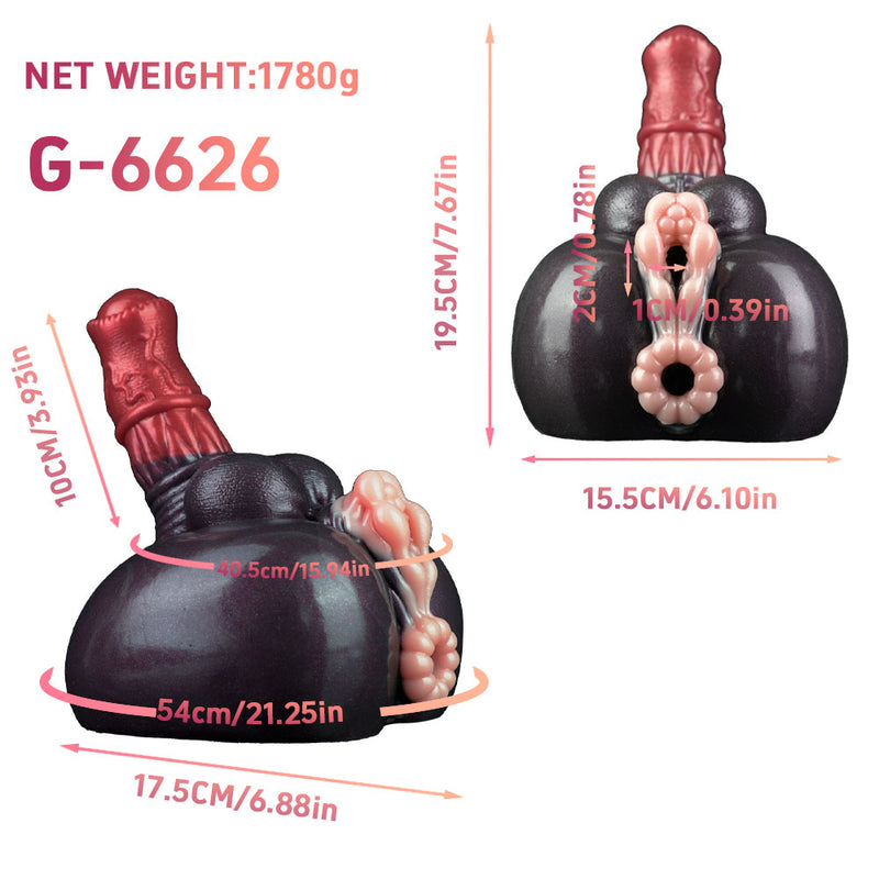 Titan Horse Dual-Chamber Fantasy Buttocks – packaging view