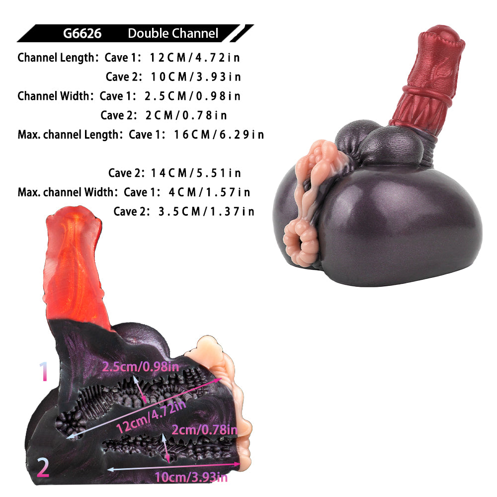 Titan Horse Dual-Chamber Fantasy Buttocks – front view