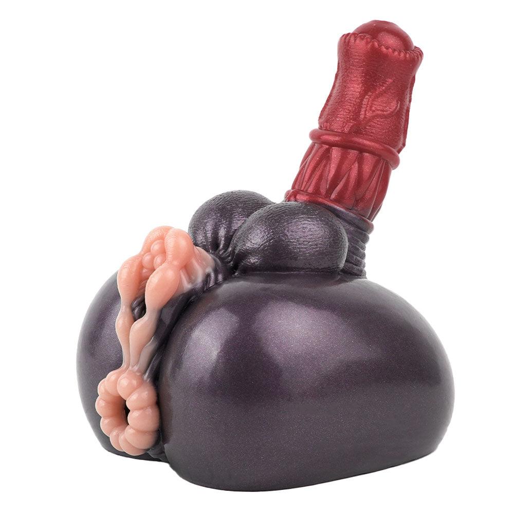 Titan Horse Dual-Chamber Fantasy Buttocks – three-quarter angle