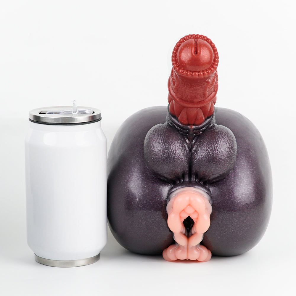 Titan Horse Dual-Chamber Fantasy Buttocks – bottom base view