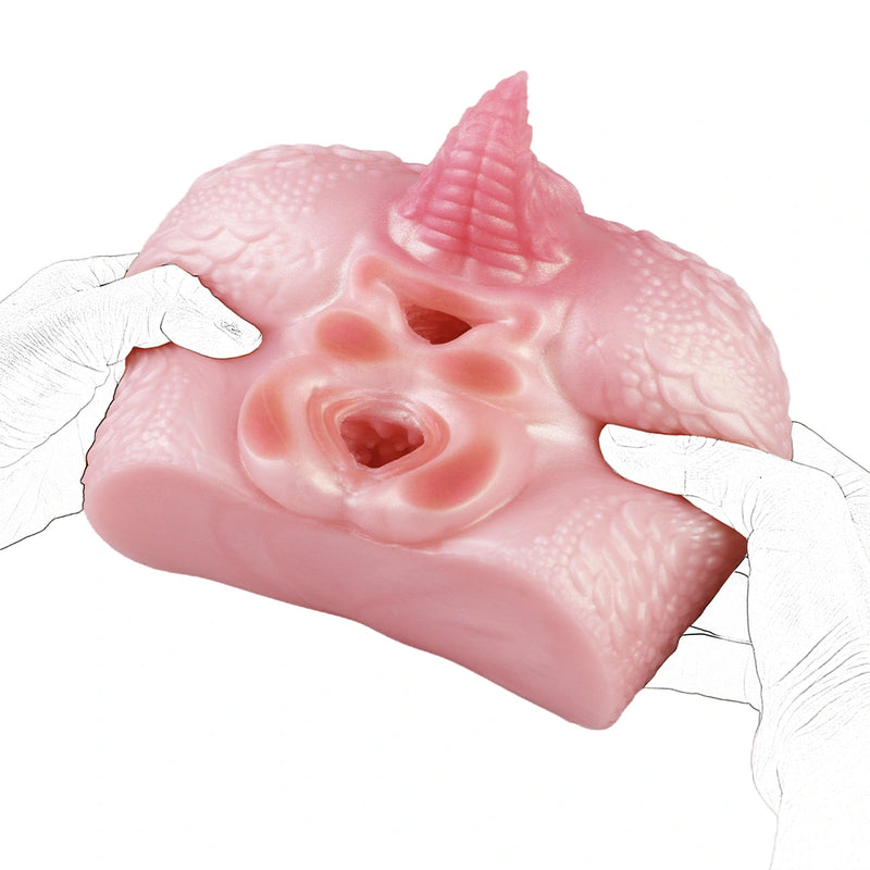 Butt Masturbator Pyro Fire Dragon Dual Channel – packaging view