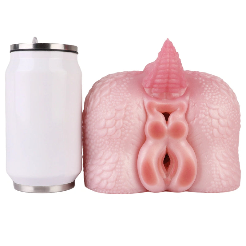 Butt Masturbator Pyro Fire Dragon Dual Channel – size scale reference