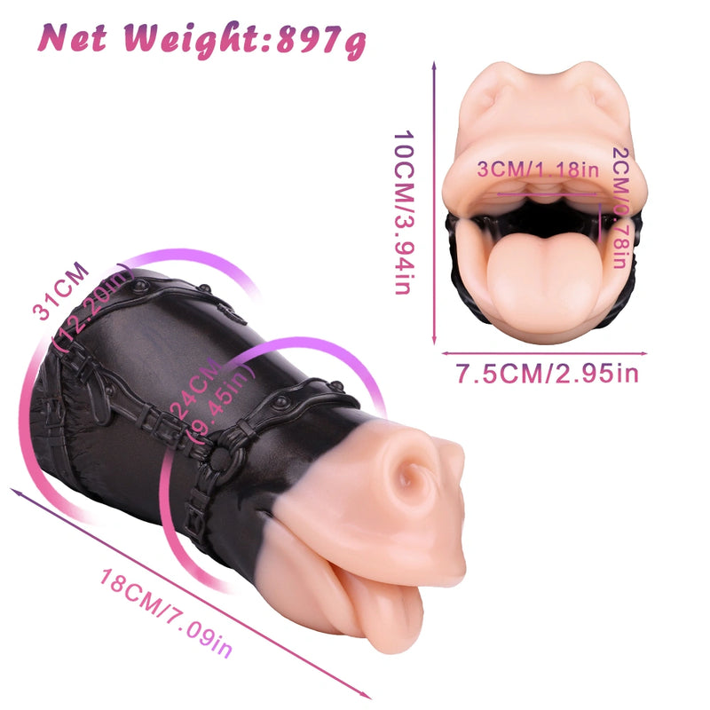 Mouth Masturbator Umbral BDSM Harness Helix