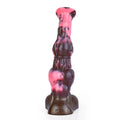 Horse Dildo Ironveil Phantom Night Knot Base – side profile view