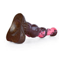 Horse Dildo Ironveil Phantom Night Knot Base – bottom base view