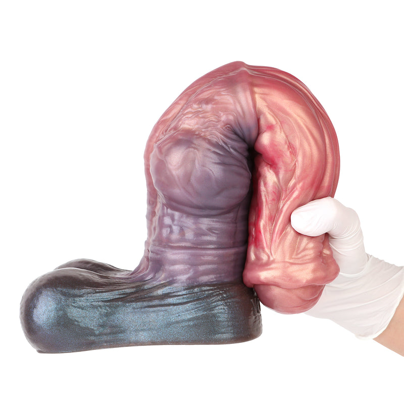 Monster Horse Dildo Nocthrex Dual Layer Night – three-quarter angle