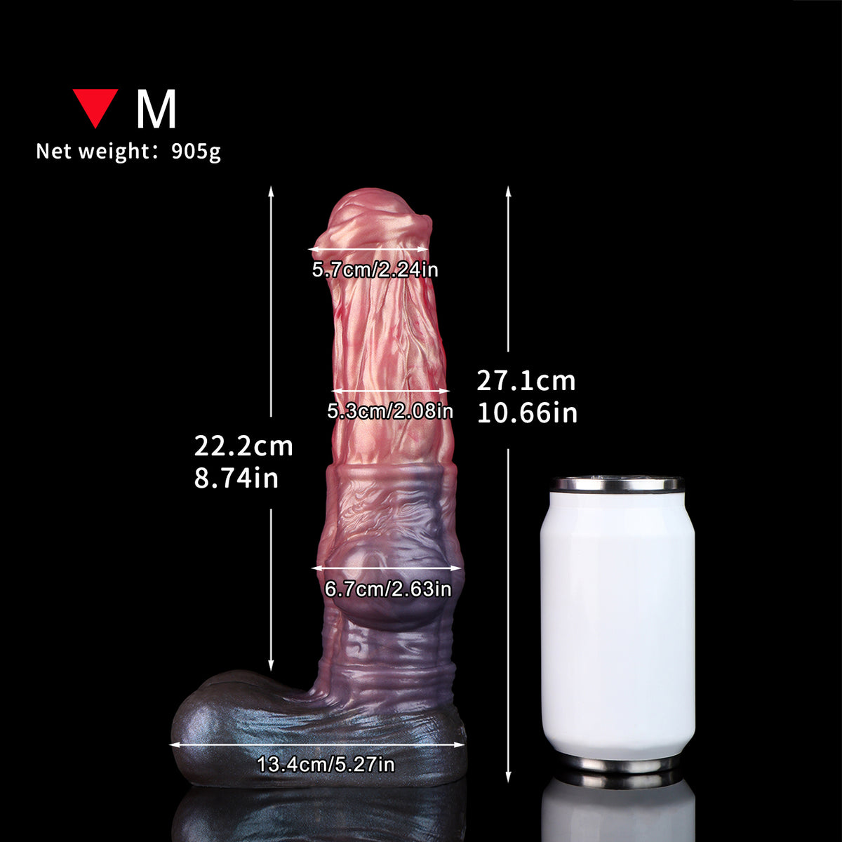 Monster Horse Dildo Nocthrex Dual Layer Night