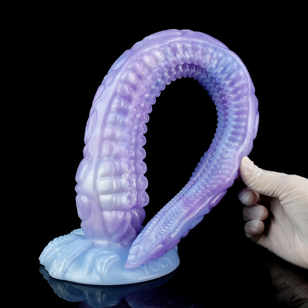 Monster Lord Octopus XL Tentacle Dildo Sea Jade Silicone 4 Sizes — alternate view