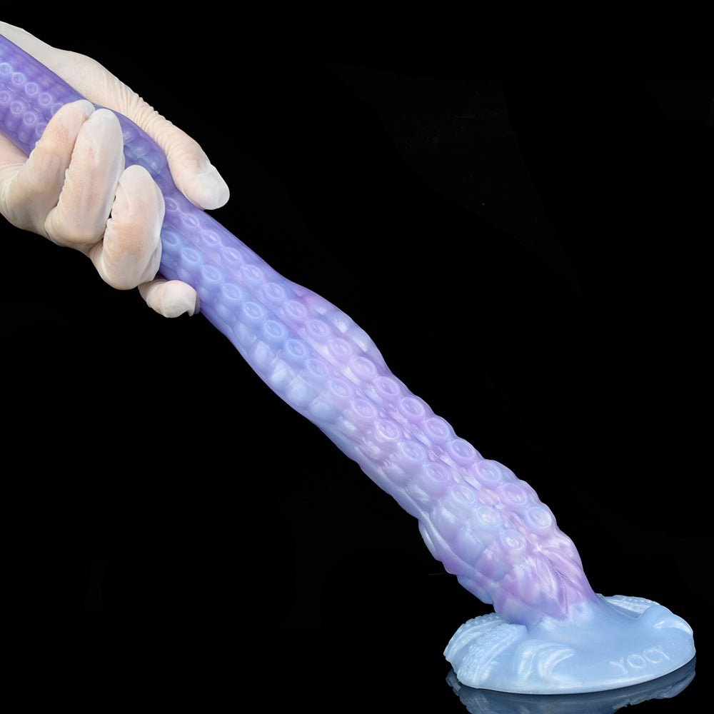 Monster Lord Octopus XL Tentacle Dildo Sea Jade – detail close-up