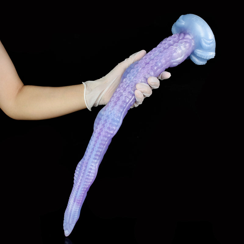 Monster Lord Octopus XL Tentacle Dildo Sea Jade – texture detail