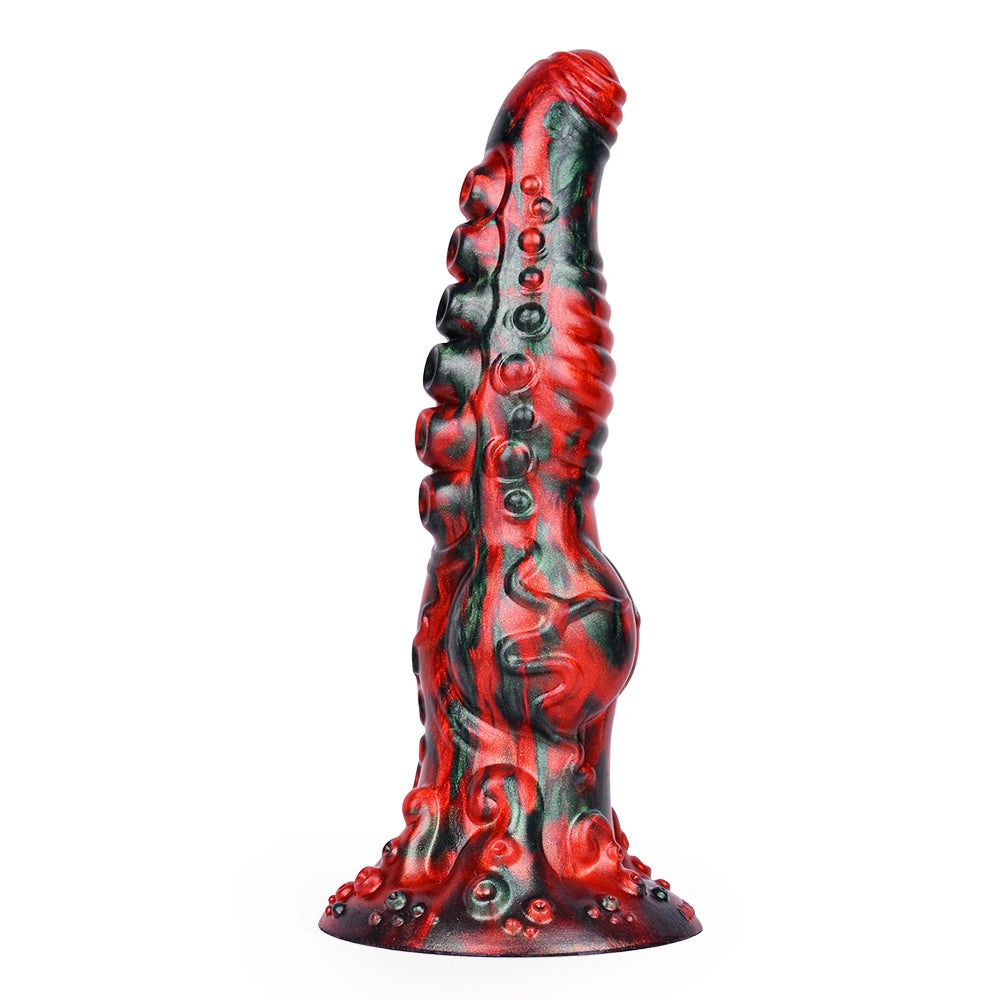 Monster Zenos Tentacle Dildo Red Devil Silicone