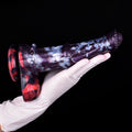 Horse Dildo Ridgemar Ribbed Shaft Dual Colorway – top view