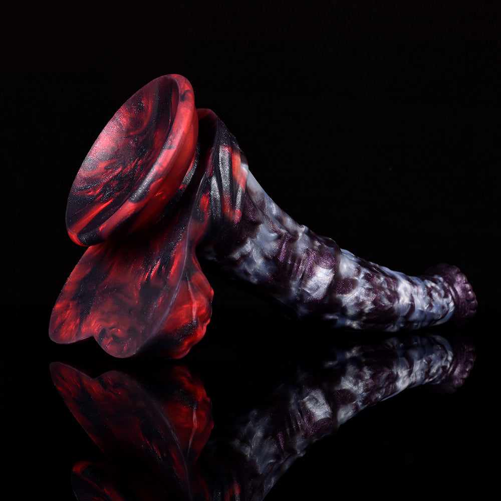 Horse Dildo Volcrest Dual Colorway Platinum Silicone