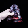 Horse Dildo Volcrest Dual Colorway Platinum – bottom base view