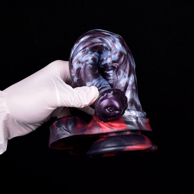 Horse Dildo Volcrest Dual Colorway Platinum Silicone