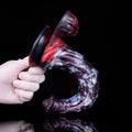 Horse Dildo Volcrest Dual Colorway Platinum – rear profile view