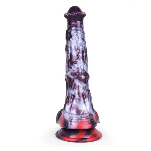 Horse Dildo Volcrest Dual Colorway Platinum Silicone alternate view