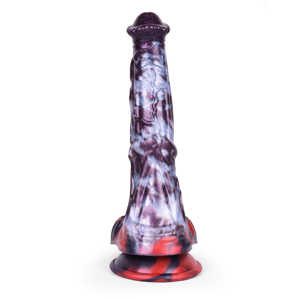 Horse Dildo Volcrest Dual Colorway Platinum Silicone