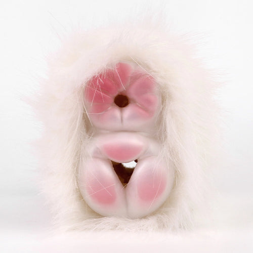 Furry Masturbator Alvplux White Fluffy Fur Dual alternate view