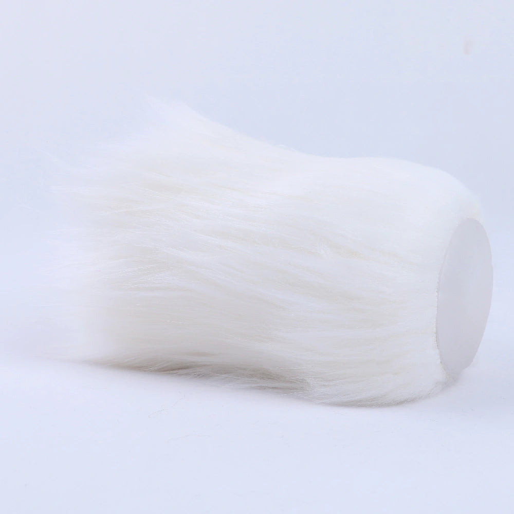 Furry Male Masturbator Arctplux Arctic White Fur – rear profile view