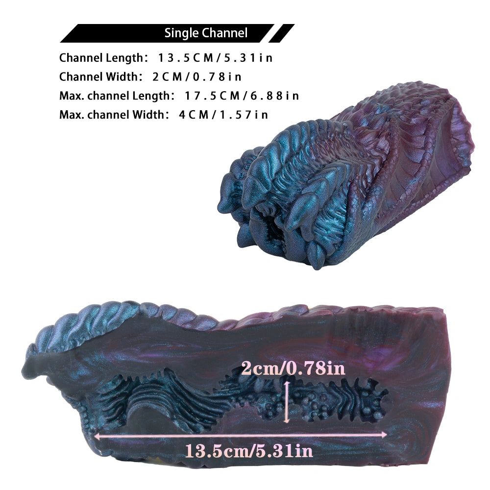 Monster Paw Masturbator Azuras Alien Claw Teal – bottom view