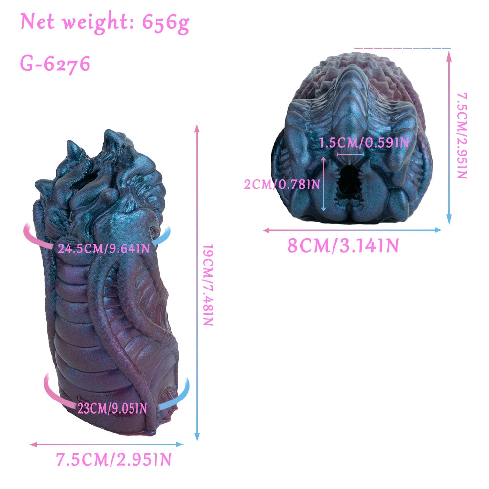 Monster Paw Masturbator Azuras Alien Claw Teal – main product shot