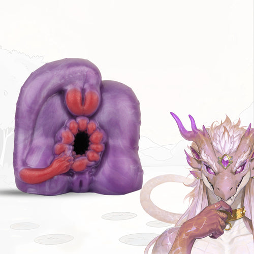 Ember Magic Dragon Fantasy Buttocks Masturbator – lateral side view