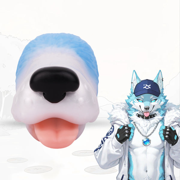 Dog Masturbator Canorix Animal Head Mouth Textured