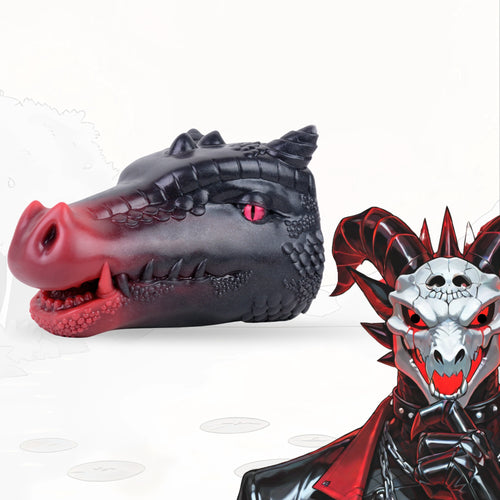 Dragon Masturbator Vornyx Black Blood Red Eye 6cm – size scale reference