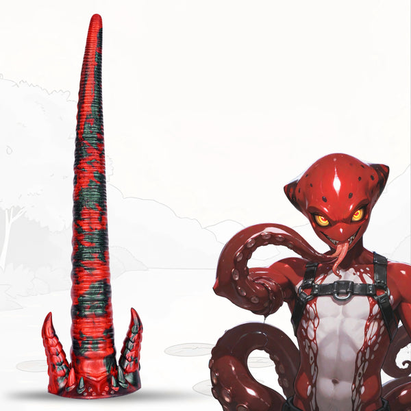 Joseph Octopus Tentacle Dildo XL Red Devil Silicone