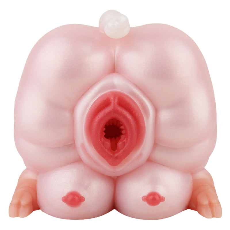 Lola Pink Heart Pig Dual Fantasy Buttocks – bottom base view